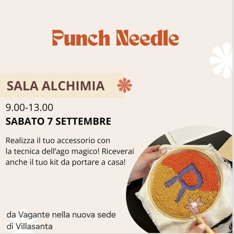 punch needle settembre